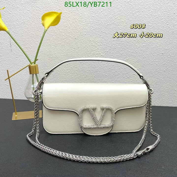 Valentino Bag-(4A)-LOC-V Logo ,Code: YB7211,$ 111USD