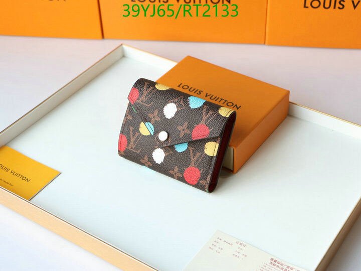LV Bags-(4A)-Wallet-,Code: RT2133,$ 51USD