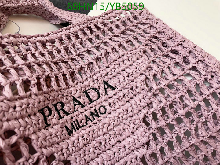 Prada Bag-(4A)-Handbag-,Code: YB5059,$ 90USD