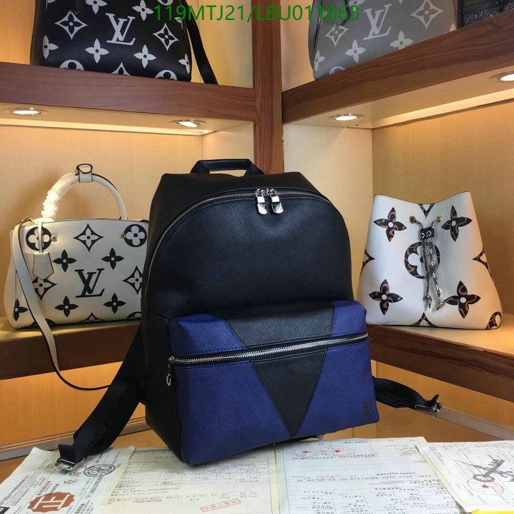 LV Bags-(4A)-Backpack-,Code: LBU011663,$ 155USD