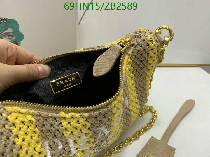 Prada Bag-(4A)-Re-Edition 2005,Code: ZB2589,$ 90USD