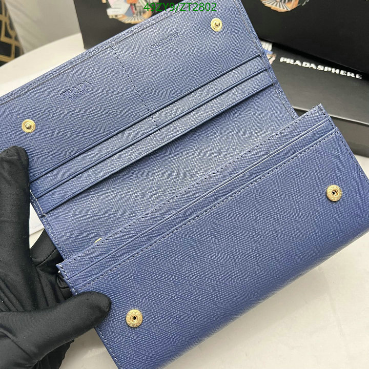 Prada Bag-(4A)-Wallet-,Code: ZT2802,$ 64USD