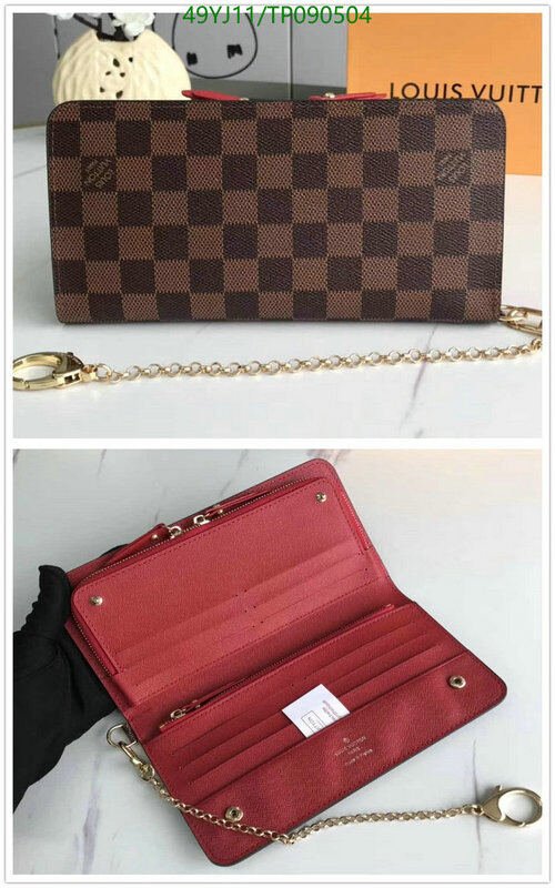 LV Bags-(4A)-Wallet-,Code: TP090504,$ 64USD