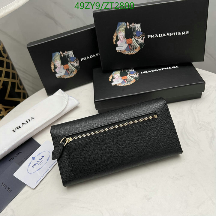 Prada Bag-(4A)-Wallet-,Code: ZT2800,$ 64USD