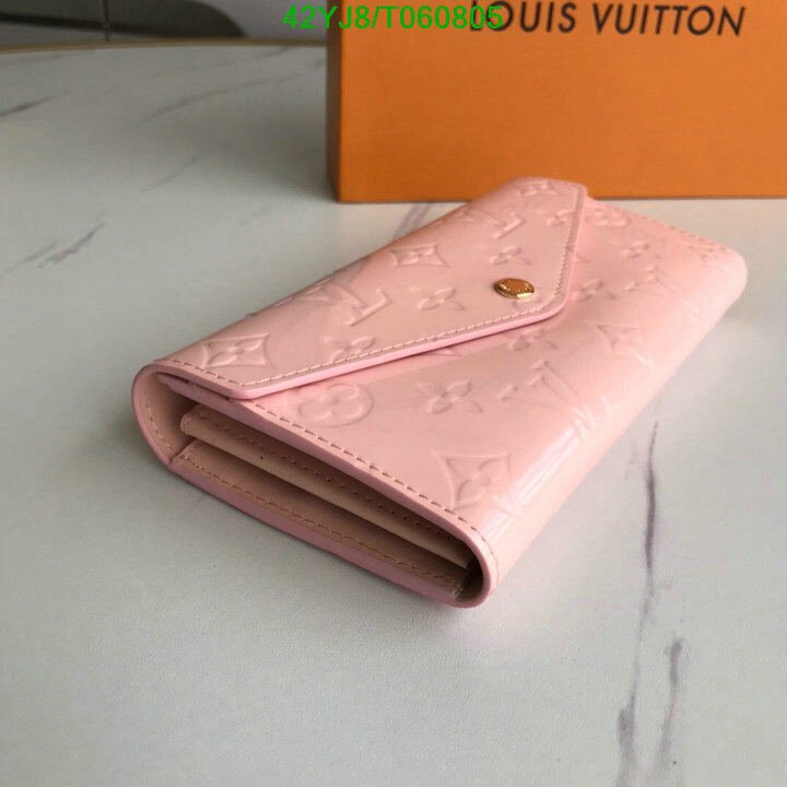 LV Bags-(4A)-Wallet-,Code: T060805,$ 55USD