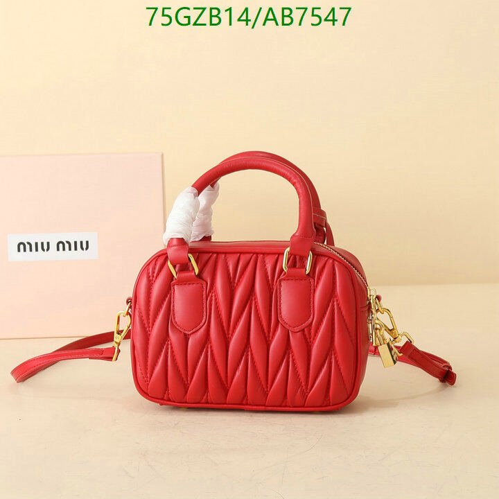Miu Miu Bag-(4A)-Crossbody- Code: AB7547 $ 98USD