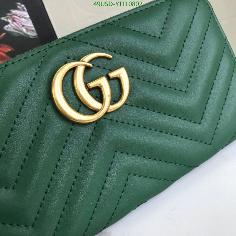 Gucci Bag-(4A)-Wallet-,Code: YJ110802,$ 64USD
