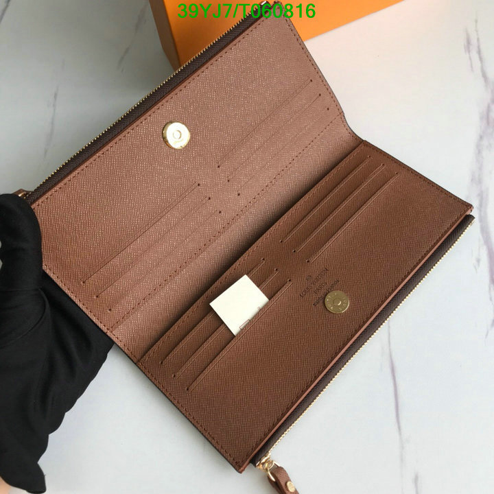 LV Bags-(4A)-Wallet-,Code: T060816,$ 51USD
