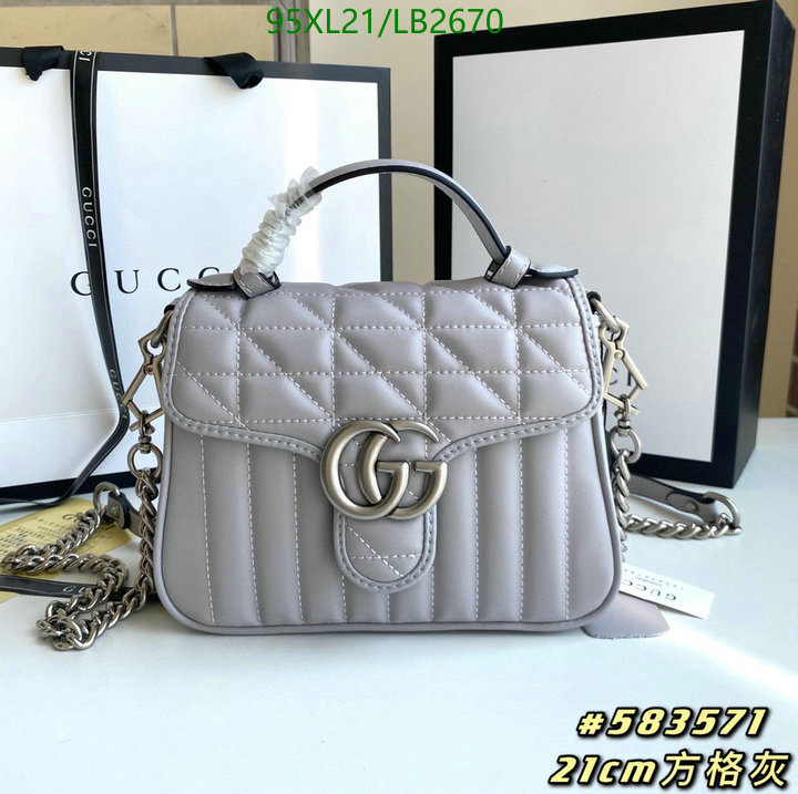 Gucci Bag-(4A)-Marmont,Code: LB2670,$ 124USD