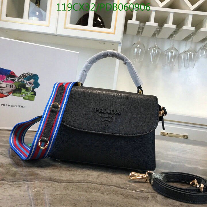 Prada Bag-(4A)-Handbag-,Code: PDB060906,$ 155USD