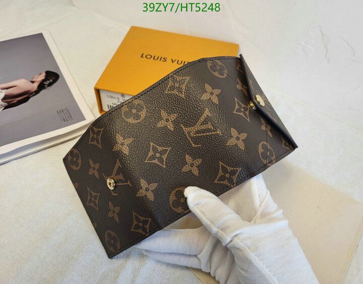 LV Bags-(4A)-Wallet-,Code: HT5248,$ 51USD
