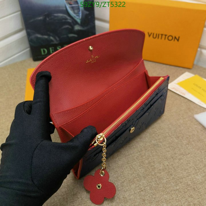 LV Bags-(4A)-Wallet-,Code: ZT5322,$ 77USD