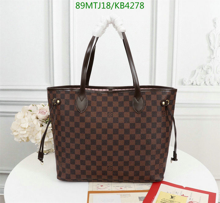 LV Bags-(4A)-Neverfull-,Code: KB4278,$ 116USD