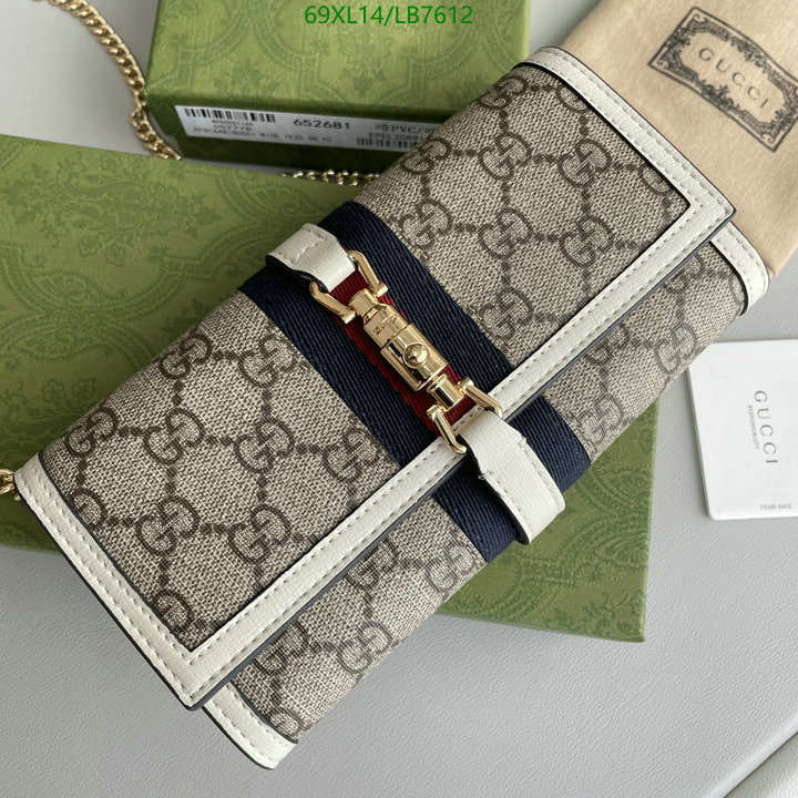 Gucci Bag-(4A)-Diagonal-,Code: LB7612,$ 90USD