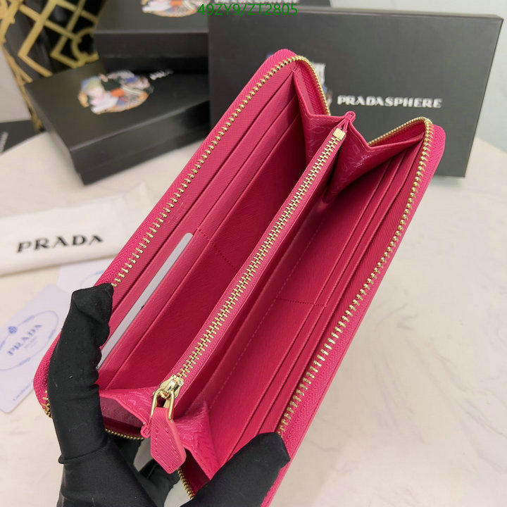 Prada Bag-(4A)-Wallet-,Code: ZT2805,$ 64USD