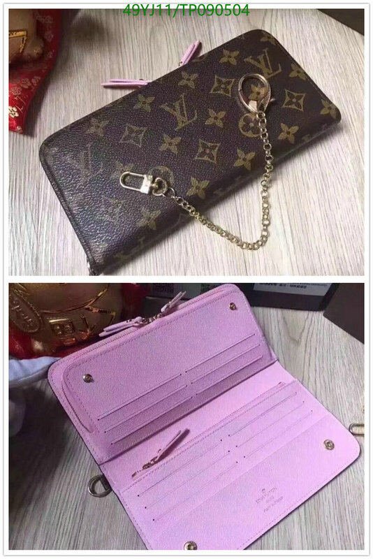 LV Bags-(4A)-Wallet-,Code: TP090504,$ 64USD