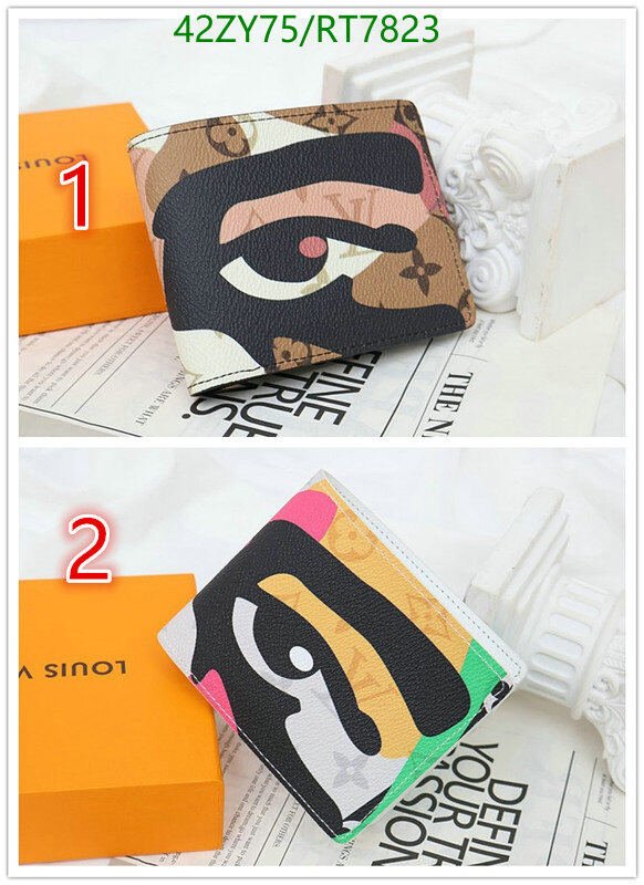 LV Bag-(4A)-Wallet- Code: RT7823 $ 55USD