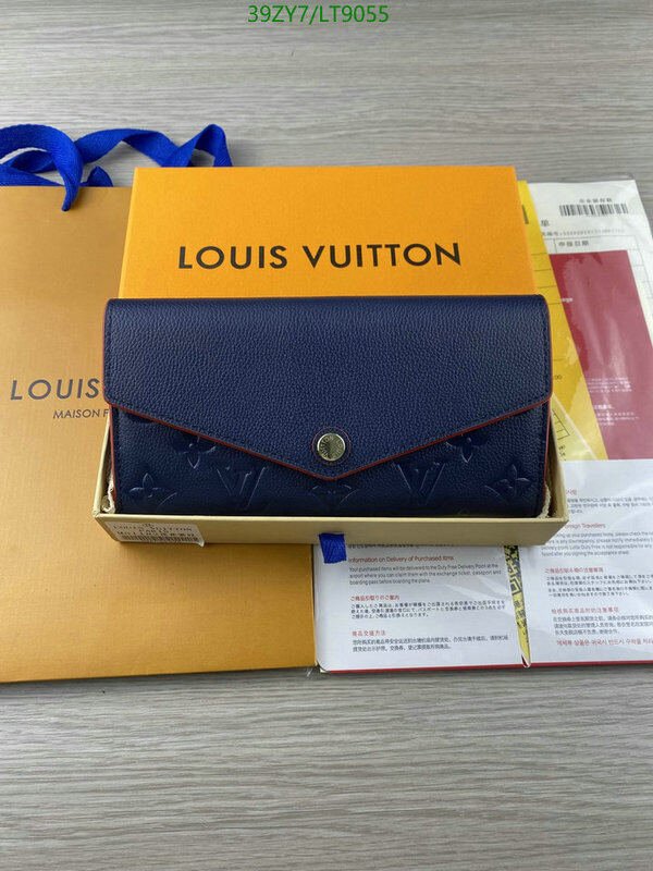 LV Bags-(4A)-Wallet-,Code: LT9055,$ 51USD