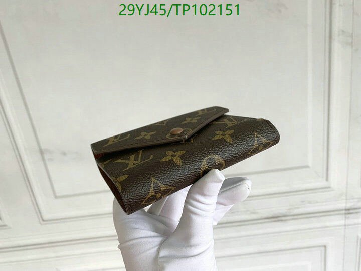 LV Bags-(4A)-Wallet-,Code: TP102151,$ 38USD
