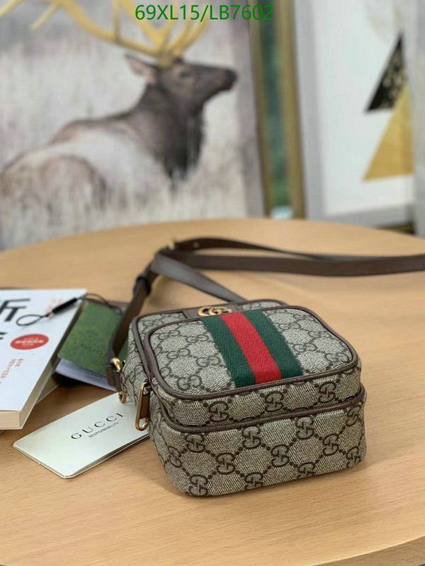 Gucci Bag-(4A)-Ophidia-G,Code: LB7602,$ 90USD