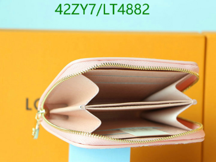 LV Bags-(4A)-Wallet-,Code: LT4882,$ 55USD