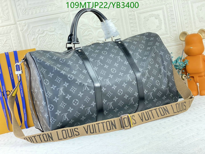 LV Bags-(4A)-Keepall BandouliRe 45-50-,Code: YB3400,$ 142USD