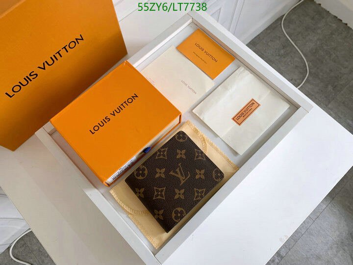 LV Bags-(4A)-Wallet-,Code: LT7738,$ 72USD