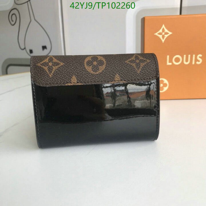 LV Bags-(4A)-Wallet-,Code: TP102260,$ 55USD