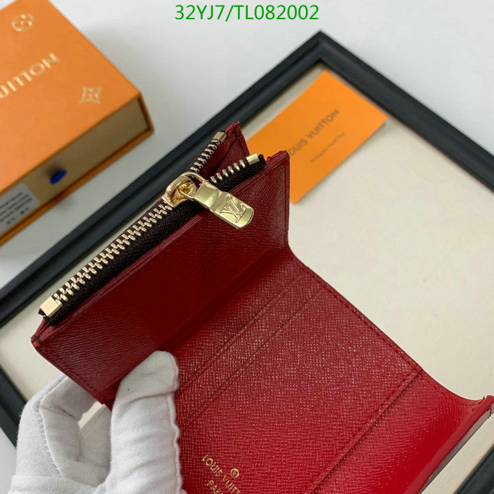 LV Bags-(4A)-Wallet-,Code: TL082002,$ 42USD