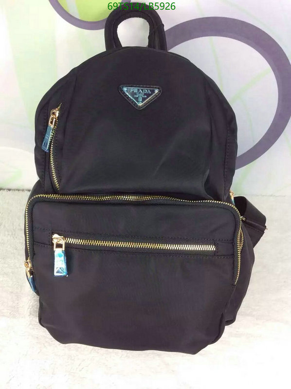 Prada Bag-(4A)-Backpack-,Code: LB5926,$ 90USD