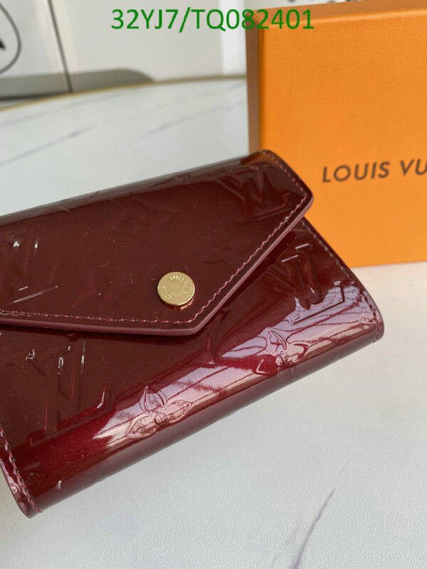 LV Bags-(4A)-Wallet-,Code: TQ082401,$ 42USD