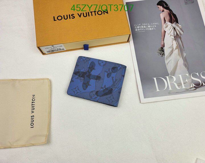 LV Bag-(4A)-Wallet- Code: QT3707 $ 59USD