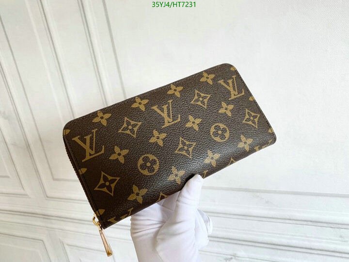 LV Bags-(4A)-Wallet-,Code: HT7231,$ 46USD