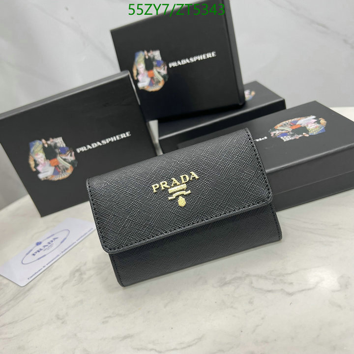 Prada Bag-(4A)-Wallet-,Code: ZT5343,$ 72USD
