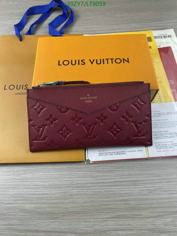 LV Bags-(4A)-Wallet-,Code: LT9059,$ 51USD