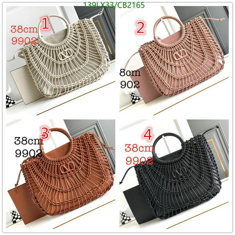 Valentino Bag-(4A)-Handbag- Code: CB2165 $ 181USD