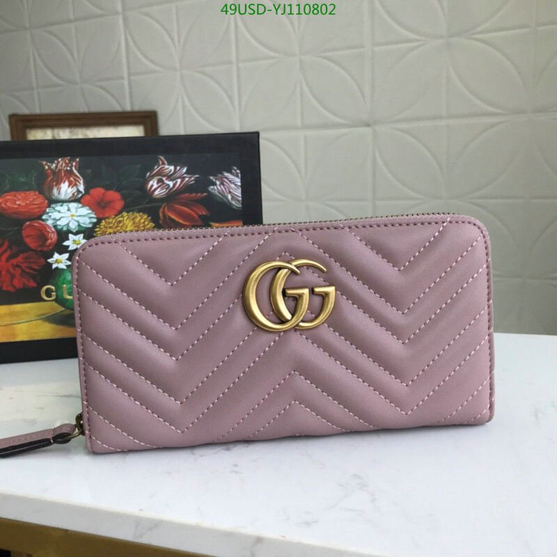 Gucci Bag-(4A)-Wallet-,Code: YJ110802,$ 64USD
