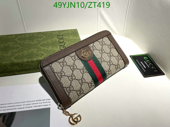 Gucci Bag-(4A)-Wallet-,Code: ZT419,$ 64USD