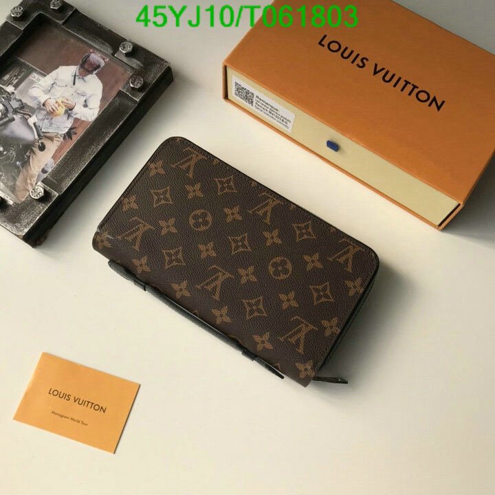LV Bags-(4A)-Wallet-,Code: T061803,$ 59USD