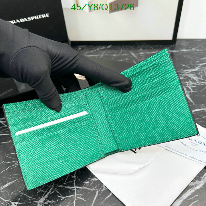 Prada Bag-(4A)-Wallet- Code: QT3726 $ 59USD