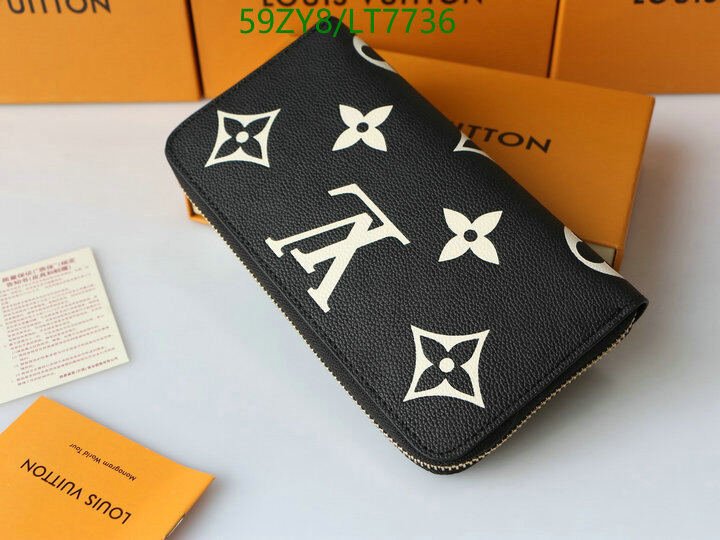 LV Bags-(4A)-Wallet-,Code: LT7736,$ 77USD