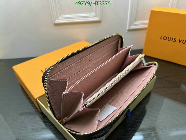 LV Bags-(4A)-Wallet-,Code: HT3375,$ 64USD