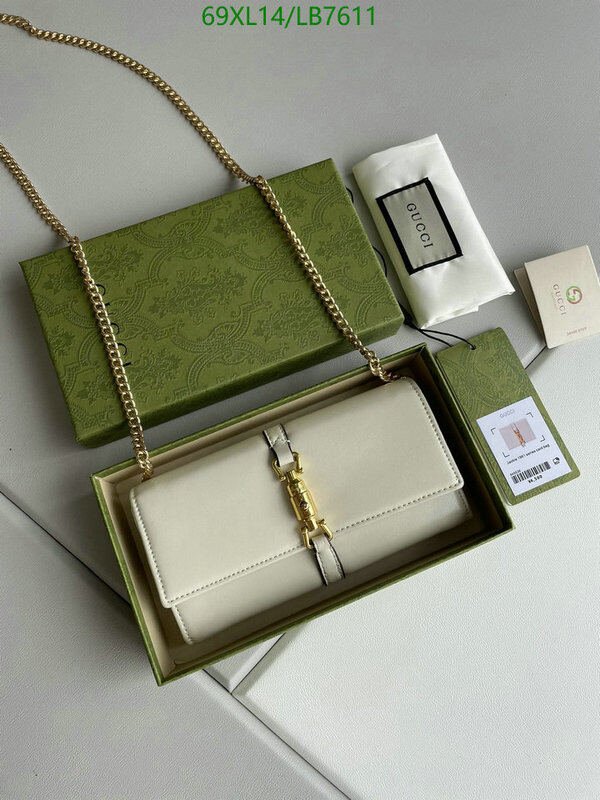 Gucci Bag-(4A)-Diagonal-,Code: LB7611,$ 90USD