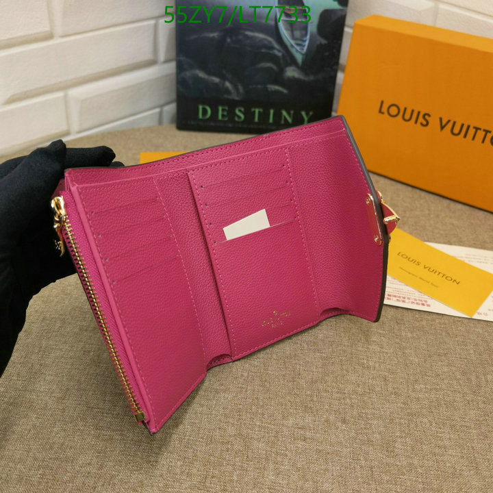 LV Bags-(4A)-Wallet-,Code: LT7733,$ 72USD