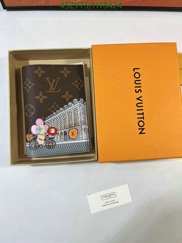 LV Bags-(4A)-Wallet-,Code: HT8424,$ 59USD