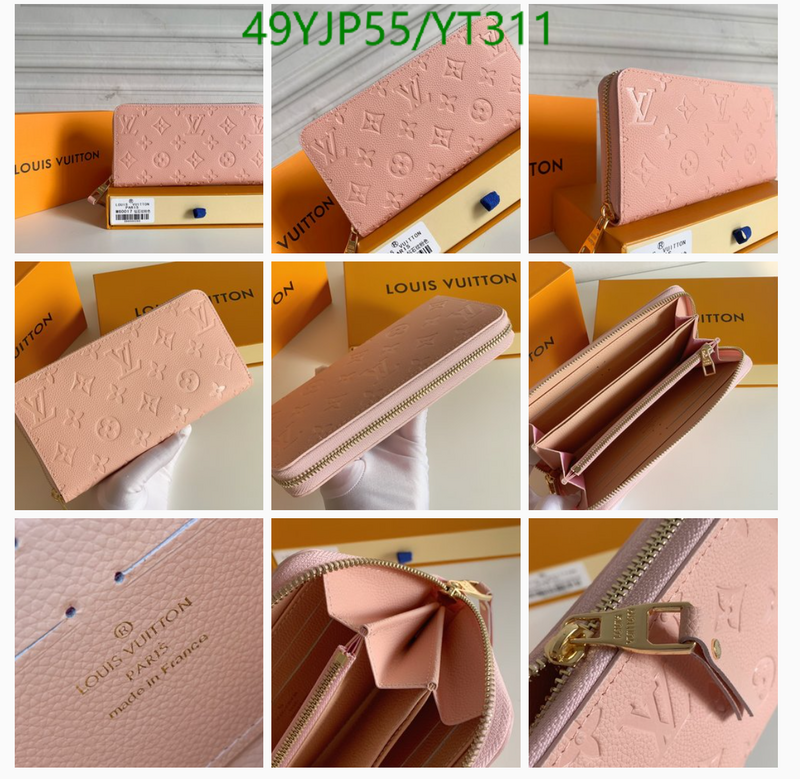 LV Bags-(4A)-Wallet-,Code: YT311,$ 64USD