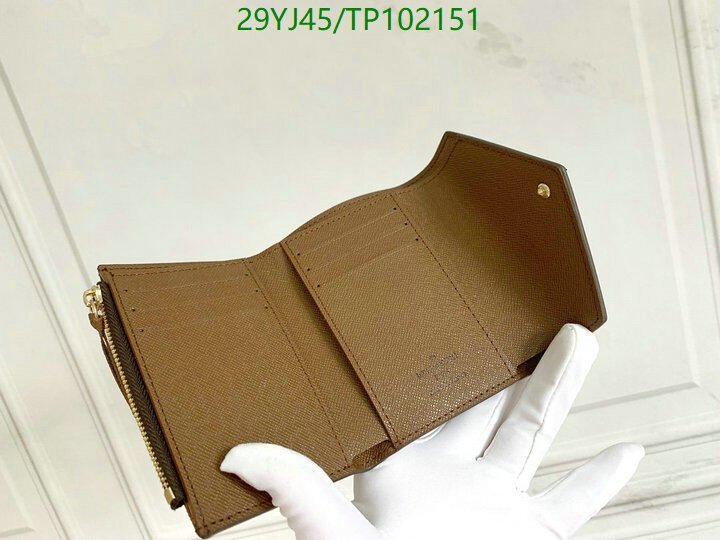 LV Bags-(4A)-Wallet-,Code: TP102151,$ 38USD