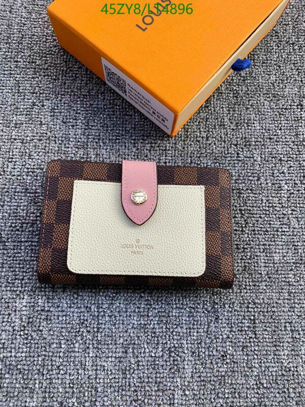 LV Bags-(4A)-Wallet-,Code: LT4896,$ 59USD