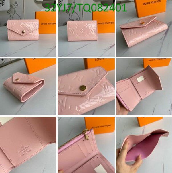 LV Bags-(4A)-Wallet-,Code: TQ082401,$ 42USD