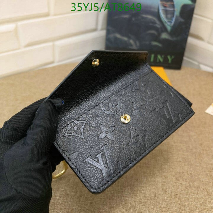 LV Bag-(4A)-Wallet- Code: AT8649 $ 46USD